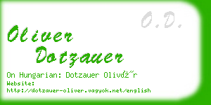 oliver dotzauer business card